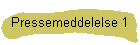 Pressemeddelelse 1